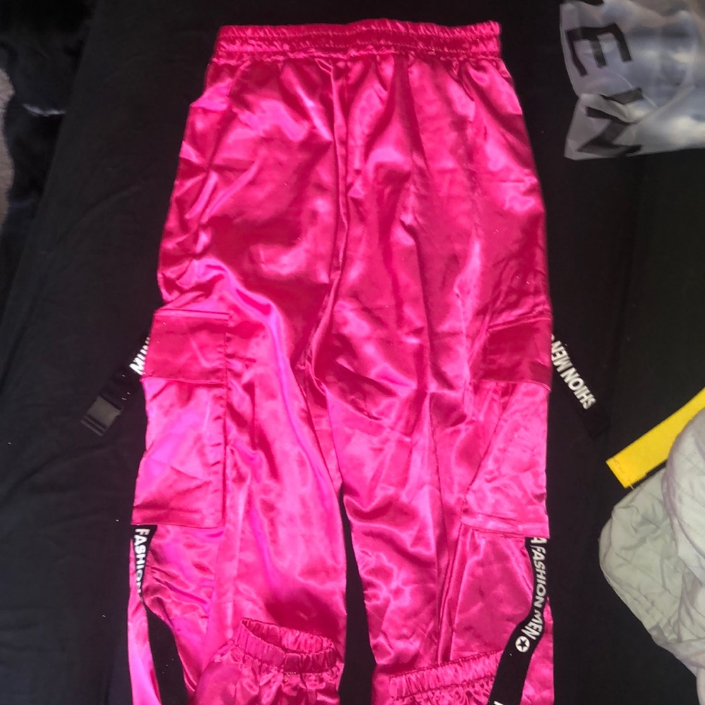 Satin pants
